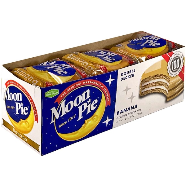 Moonpie Moonpie Banana Double Decker Marshmallow Sandwich 2.75 oz., PK81 81003 - main